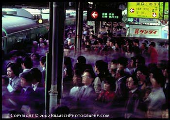 Subways. Commuters crushed together in Shinjuku station, Tokyo Japan. Rush Hour. Over-crowding. Population. Urban issues