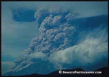 Eruption. Mt. St. Helens. May 18, 1980. Volcano. Cascade Range. Washington State